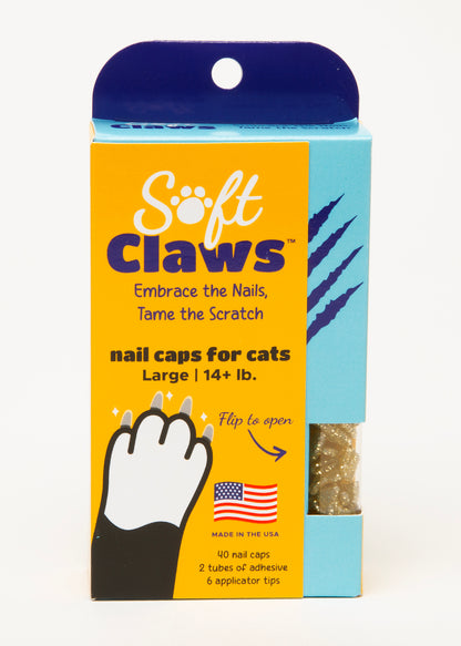 Soft Claws Nail Caps for Cats (Large)